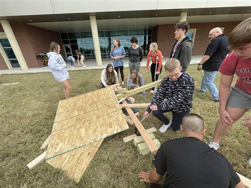 Disaster Response Students Hold Mock Disaster Drill